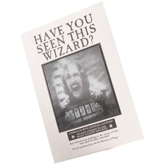 Harry Potter Ministry of Magic Wanted Poster Lenticular Notebook, , large image number 1
