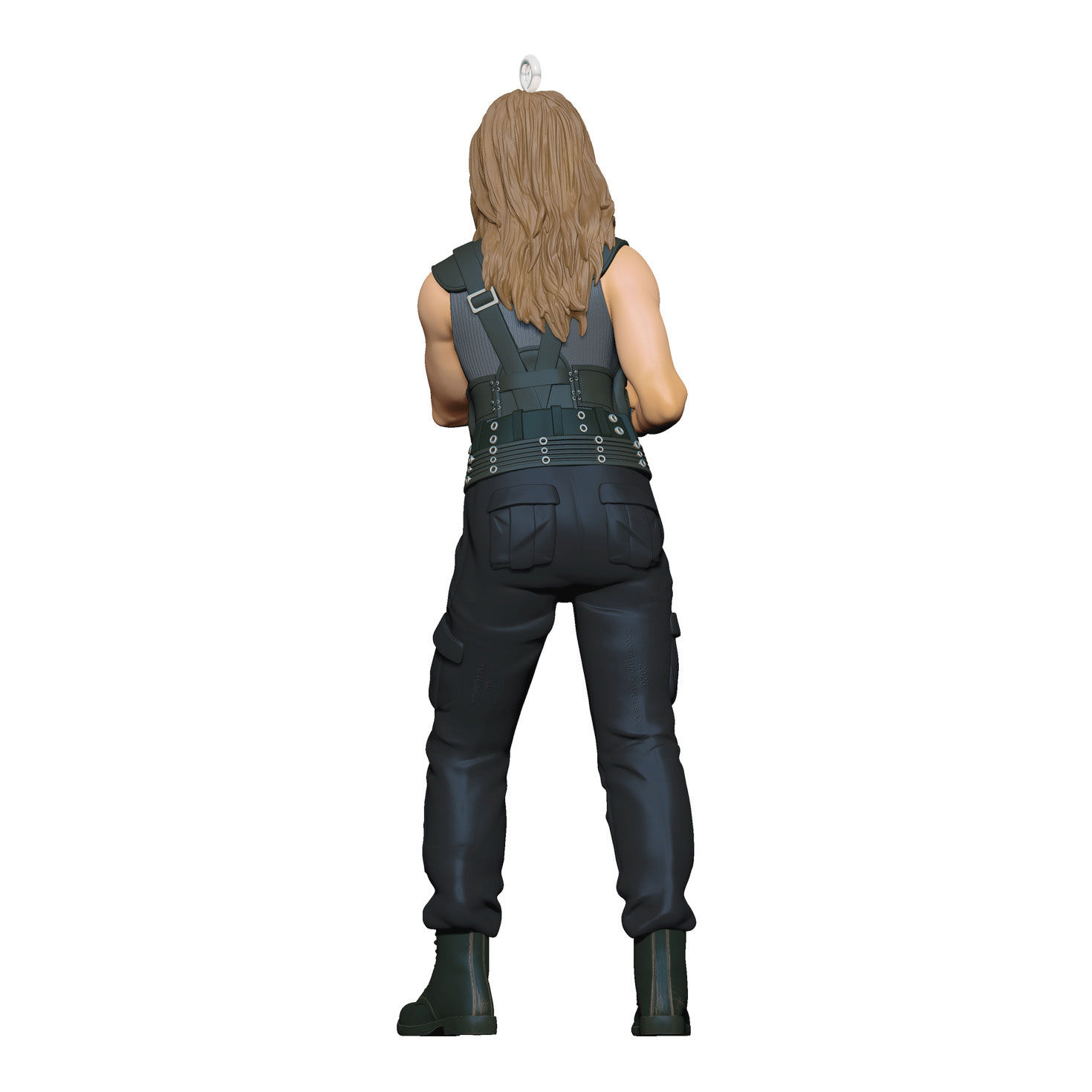 Terminator Sarah Connor Keepsake Ornament Back image number 6