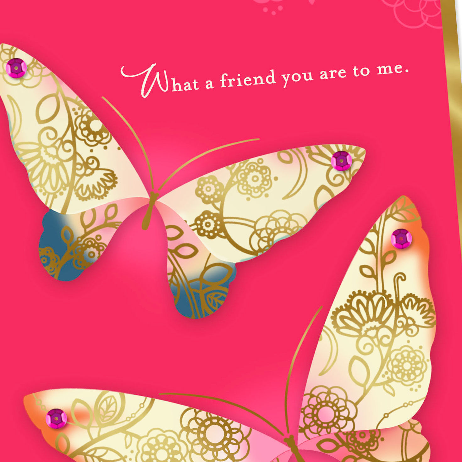 UNICEF You're a Wonderful Friend Butterflies Birthday Card for only USD 3.59 | Hallmark