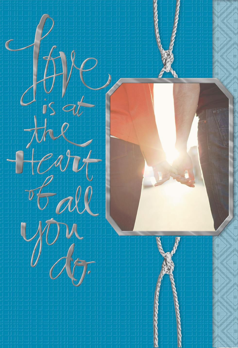 For the Man I Love Romantic Father's Day Card