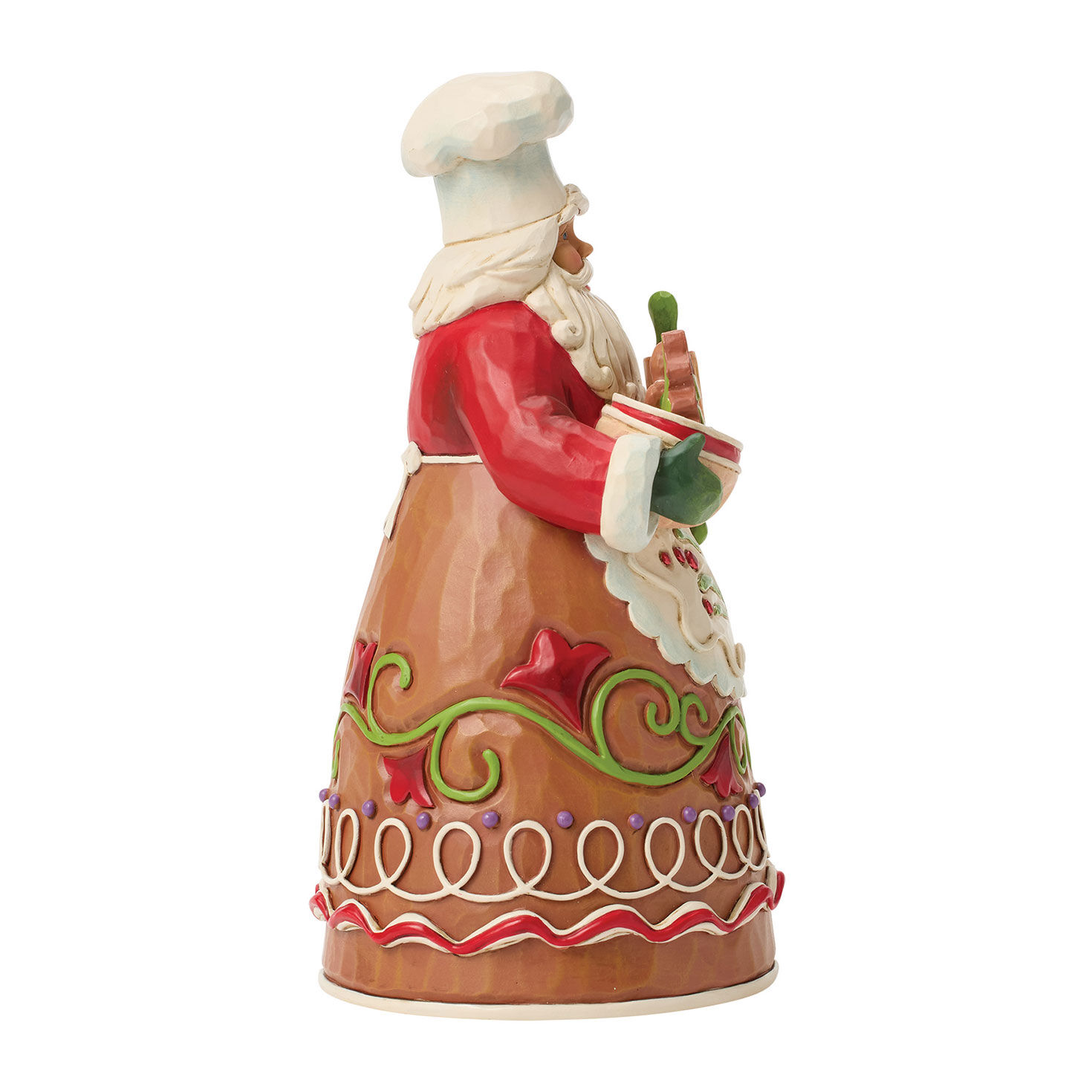 Gingerbread Baking Santa Jim Shore Statue side image number 4