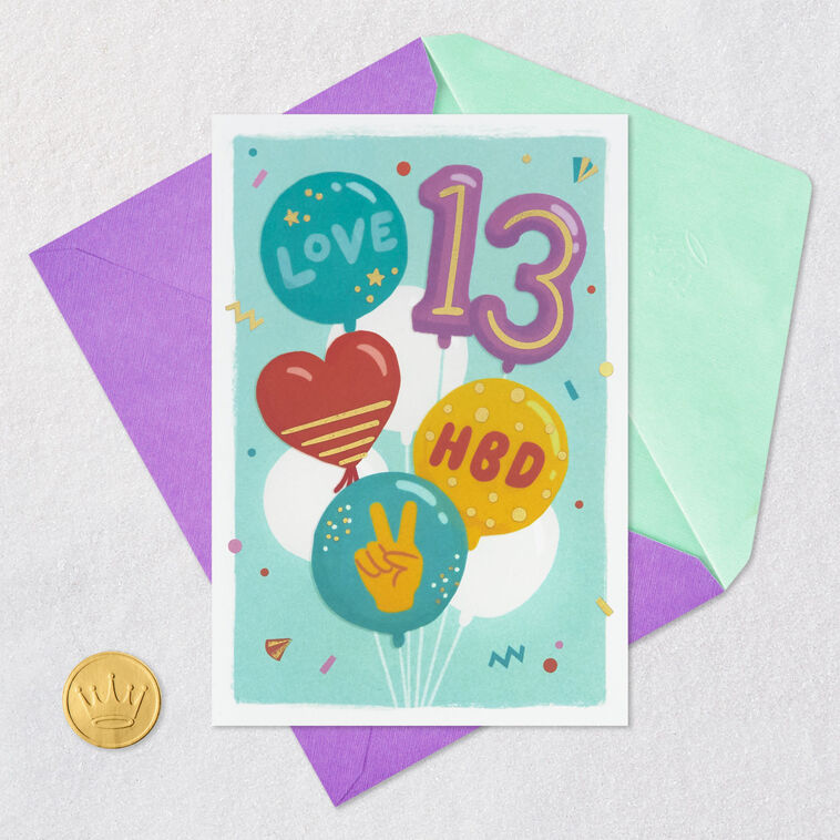 All the Fun 13th Birthday Card - Greeting Cards | Hallmark all-the-fun-13th-birthday-card-greeting-cards-hallmark