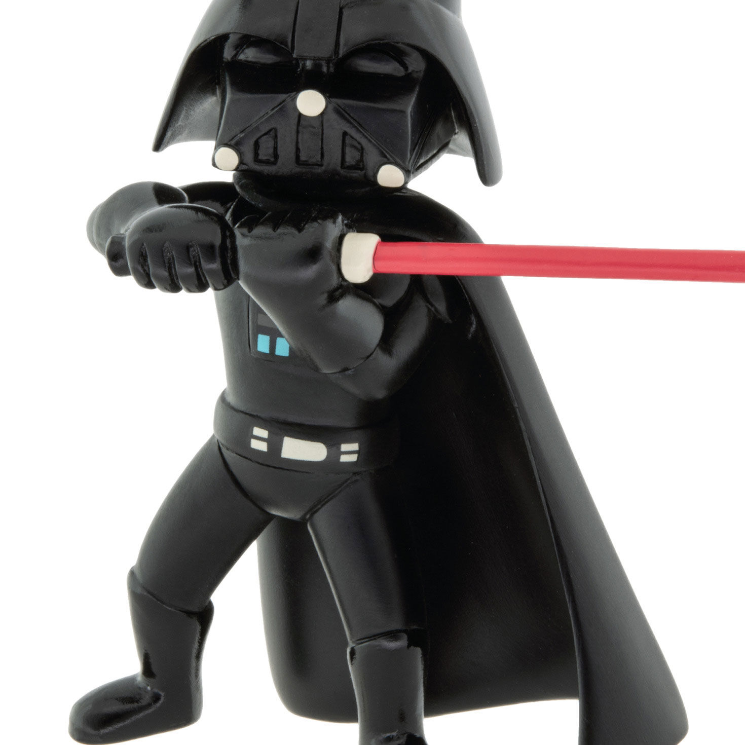 Darth Vader With Lightsaber Christmas Ornament closeup view image number 5