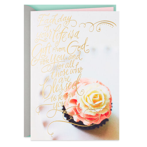 Gift From God Religious Birthday Card, 