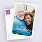 Personalized White Frame Anniversary Photo Card, , large image number 4