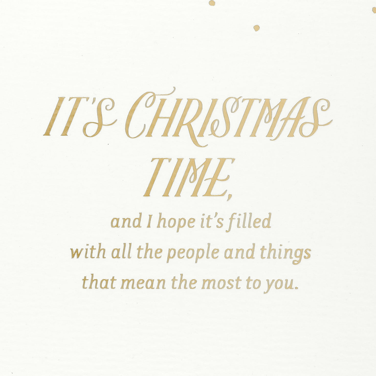 Blue and Gold Starburst Christmas Card Sentiment image number 3