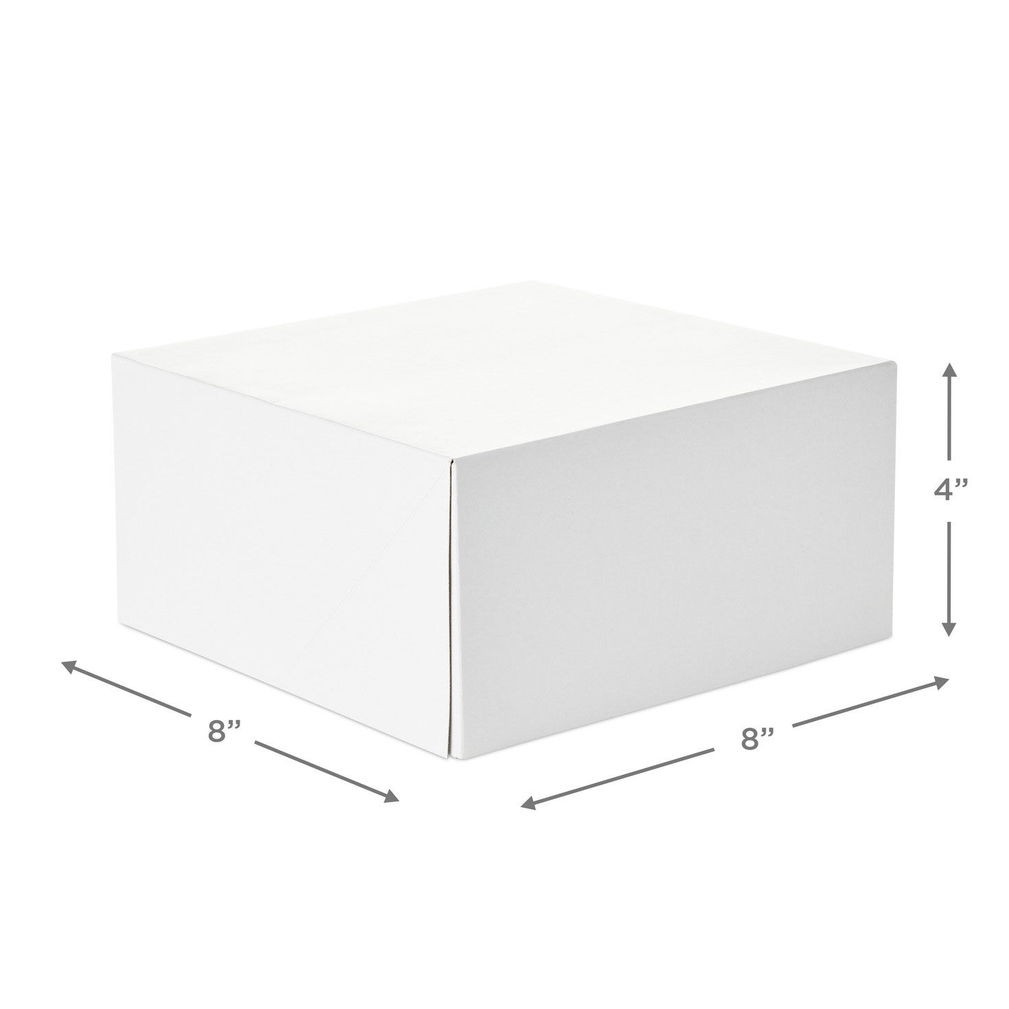 White 5-Pack Square Gift Boxes, 8&rdquo;, , large image number 3