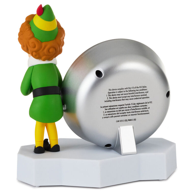 Clausometer Elf Buddy the Elf™ Spirit Clausometer Figurine With Sound - Seasonal ...