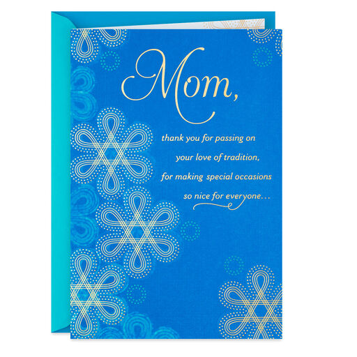 Your Kind, Giving Heart Hanukkah Card for Mom, 