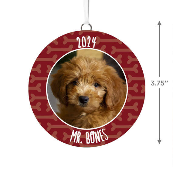 Pet Personalized Text and Photo Ceramic Ornament, , large image number 3
