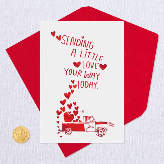 Sending a Little Love Valentine's Day Card, , large image number 5