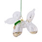 Signature Green and Gold Balloon Dog Glass Hallmark Ornament, , large image number 5