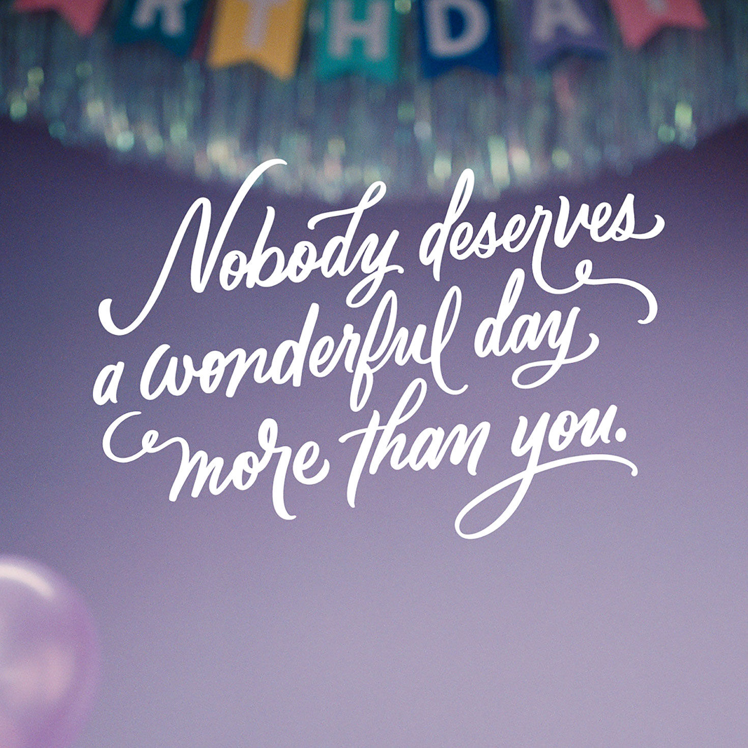 Lacey Chabert Personalized Birthday Video eCard sentiment closeup view image number 2