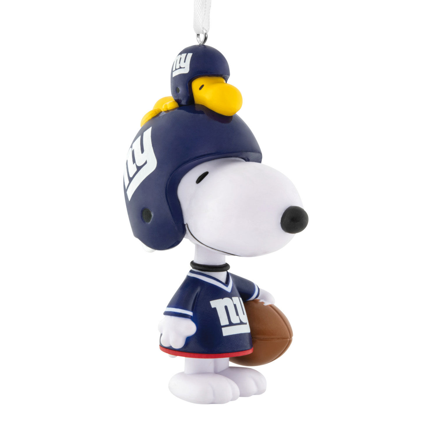 Peanuts® Snoopy & Woodstock NFL New York Giants Bobblehead Hallmark Ornament
