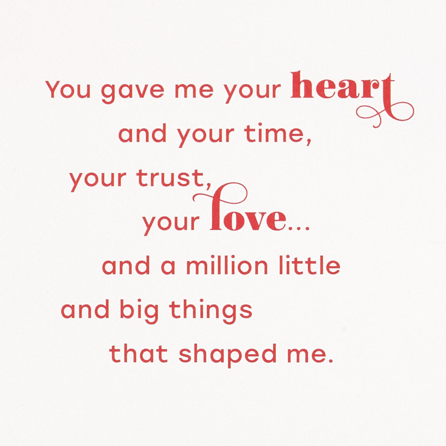 Heart in Hands Mom Valentine's Day Card Sentiment image number 2