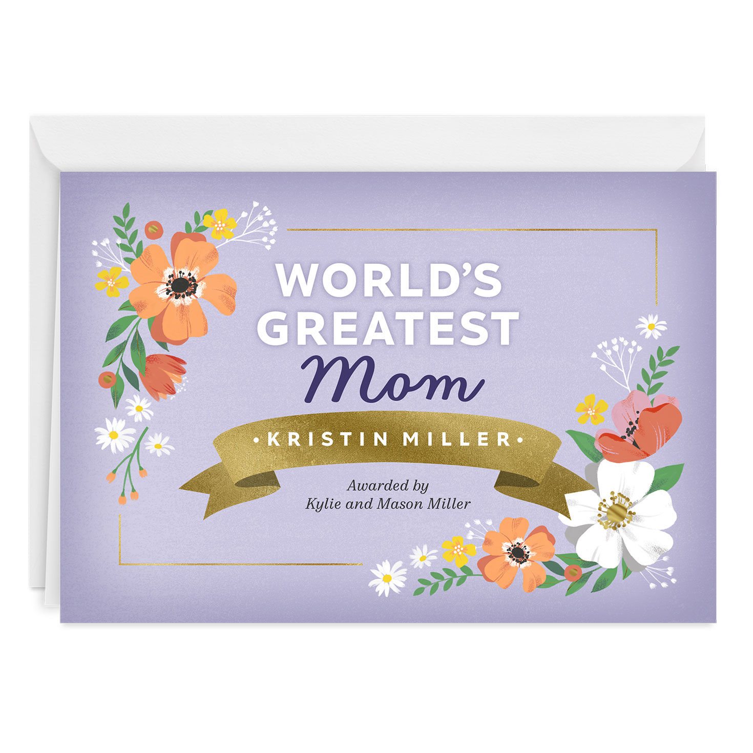 Personalized World’s Greatest Award Card for only USD 4.99 | Hallmark