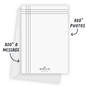 Lines on White Top Nine Flat Holiday Photo Card, , large image number 3