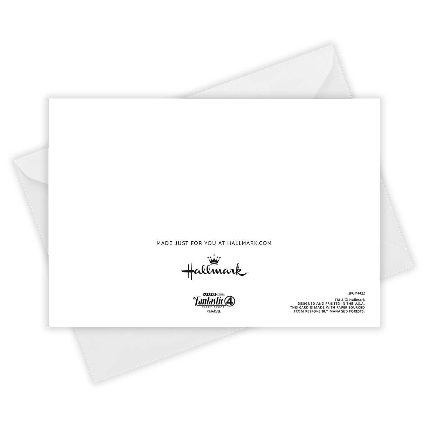 Marvel Fantastic 4 Personalized Birthday Card Card Back with Envelope image number 4