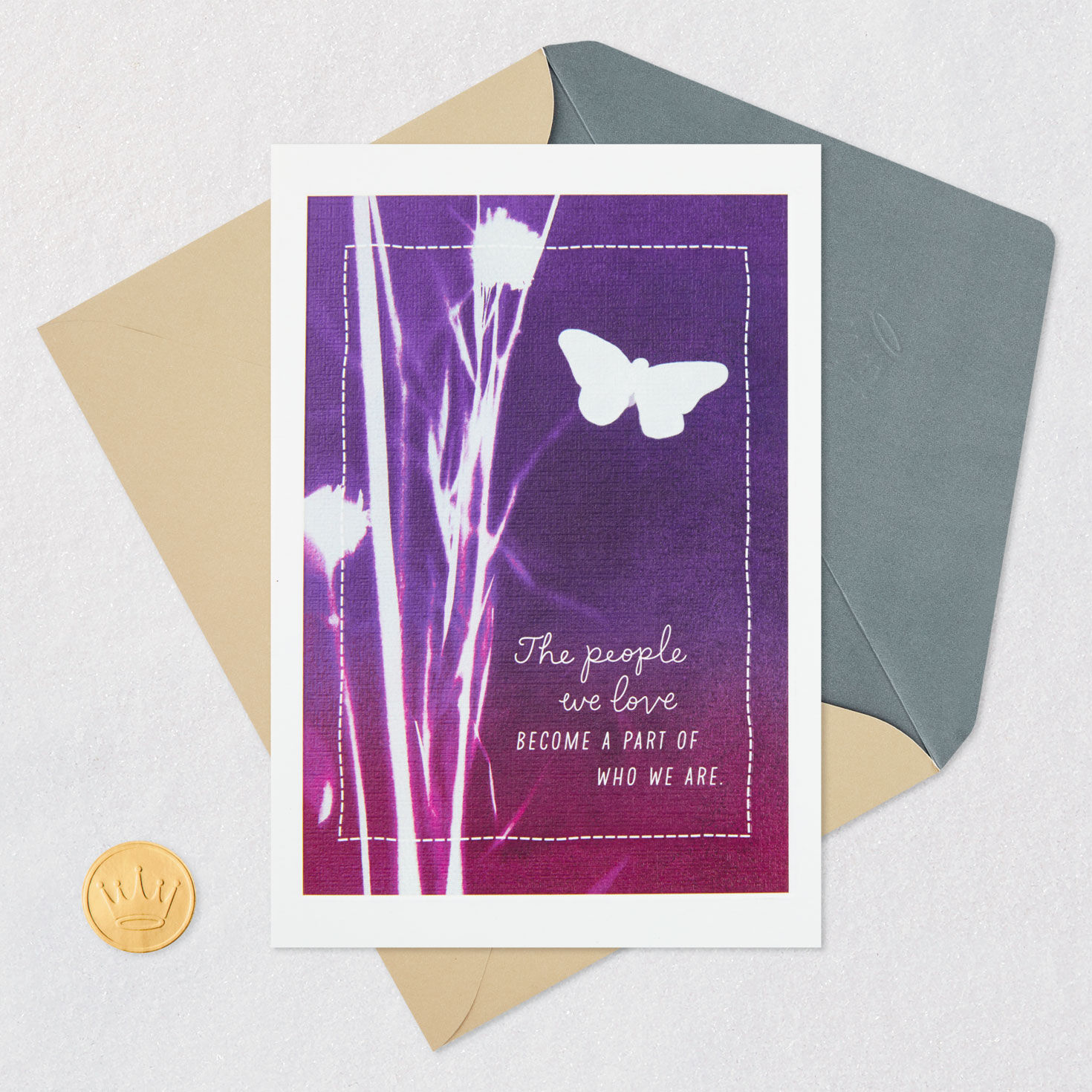 Shibori Butterfly Sympathy Card - Greeting Cards | Hallmark