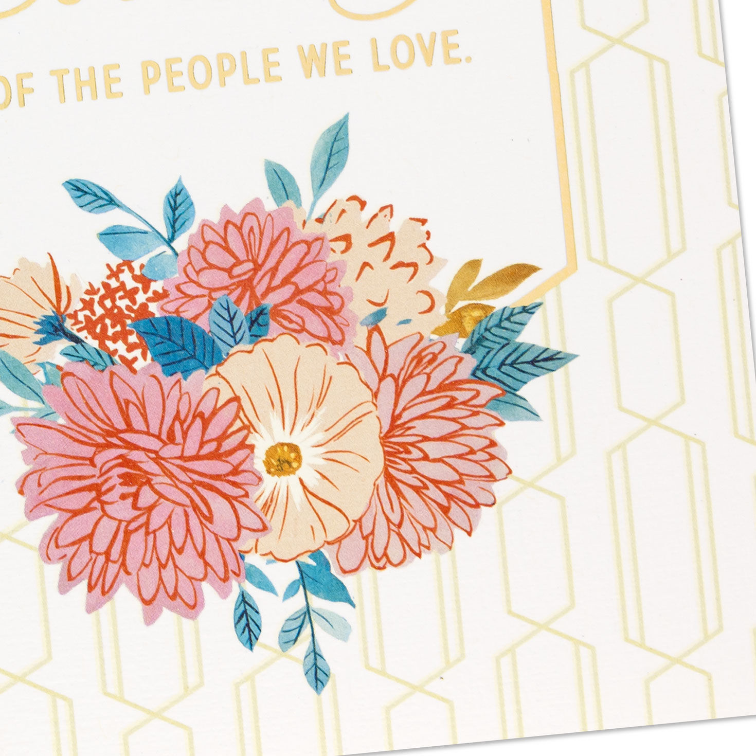 Flowers and Geometric Pattern Easter Card  image number 4