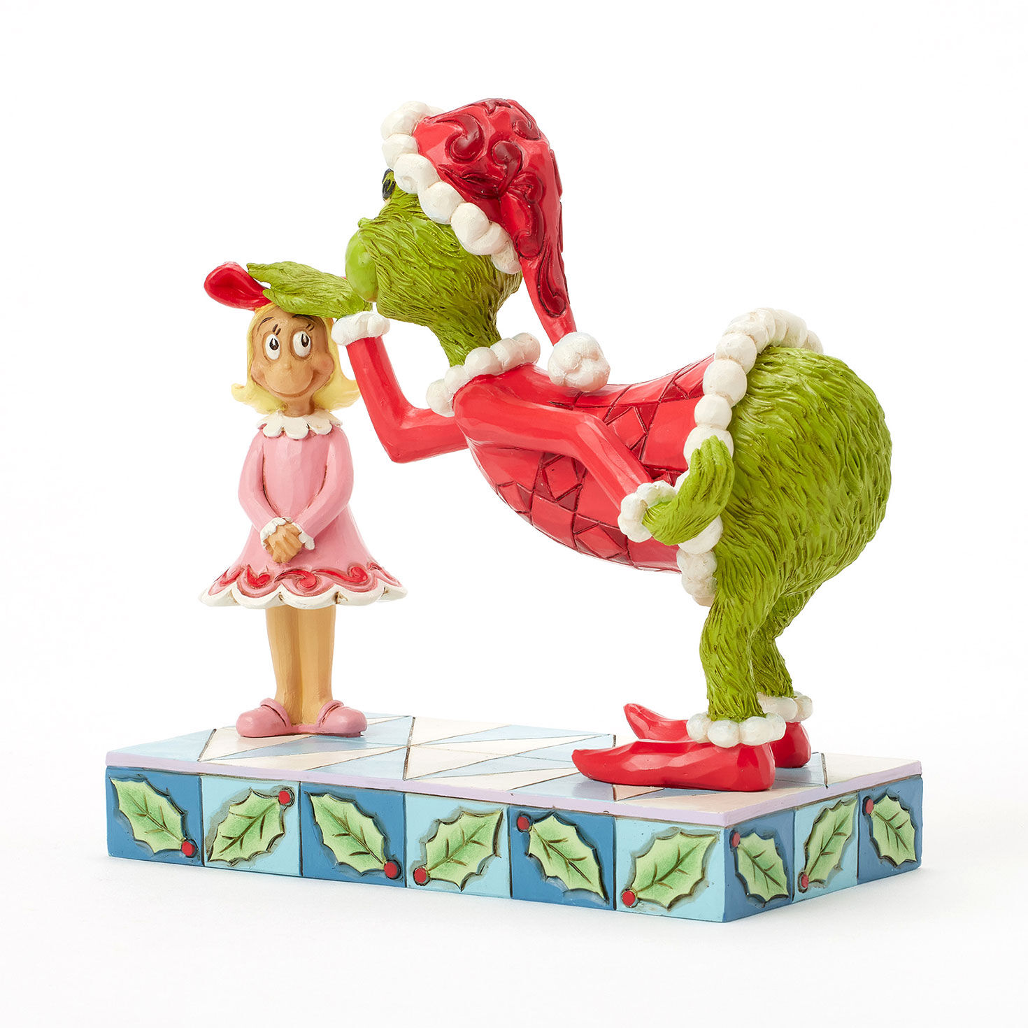 Jim Shore Grinch and Cindy Lou Who Figurine angled image number 4