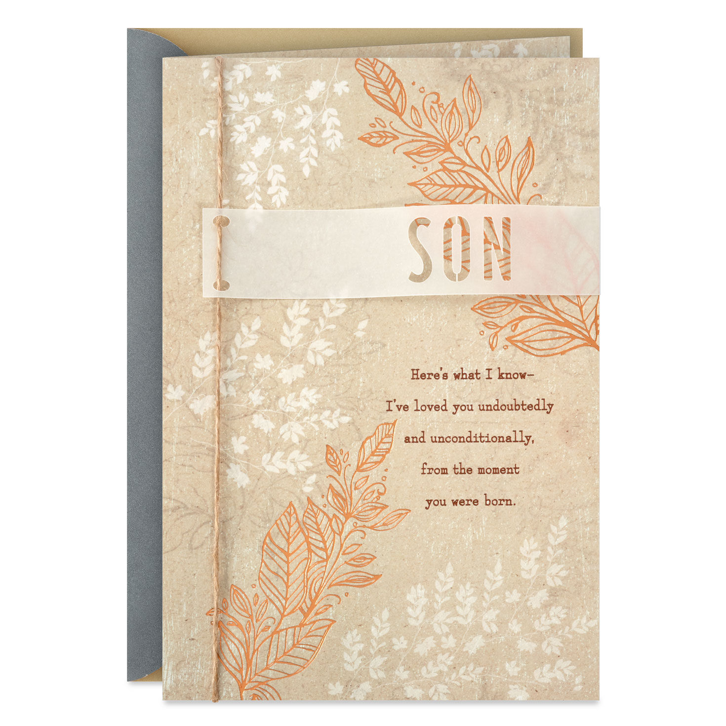 My Love Is With You Near or Far Birthday Card for Son