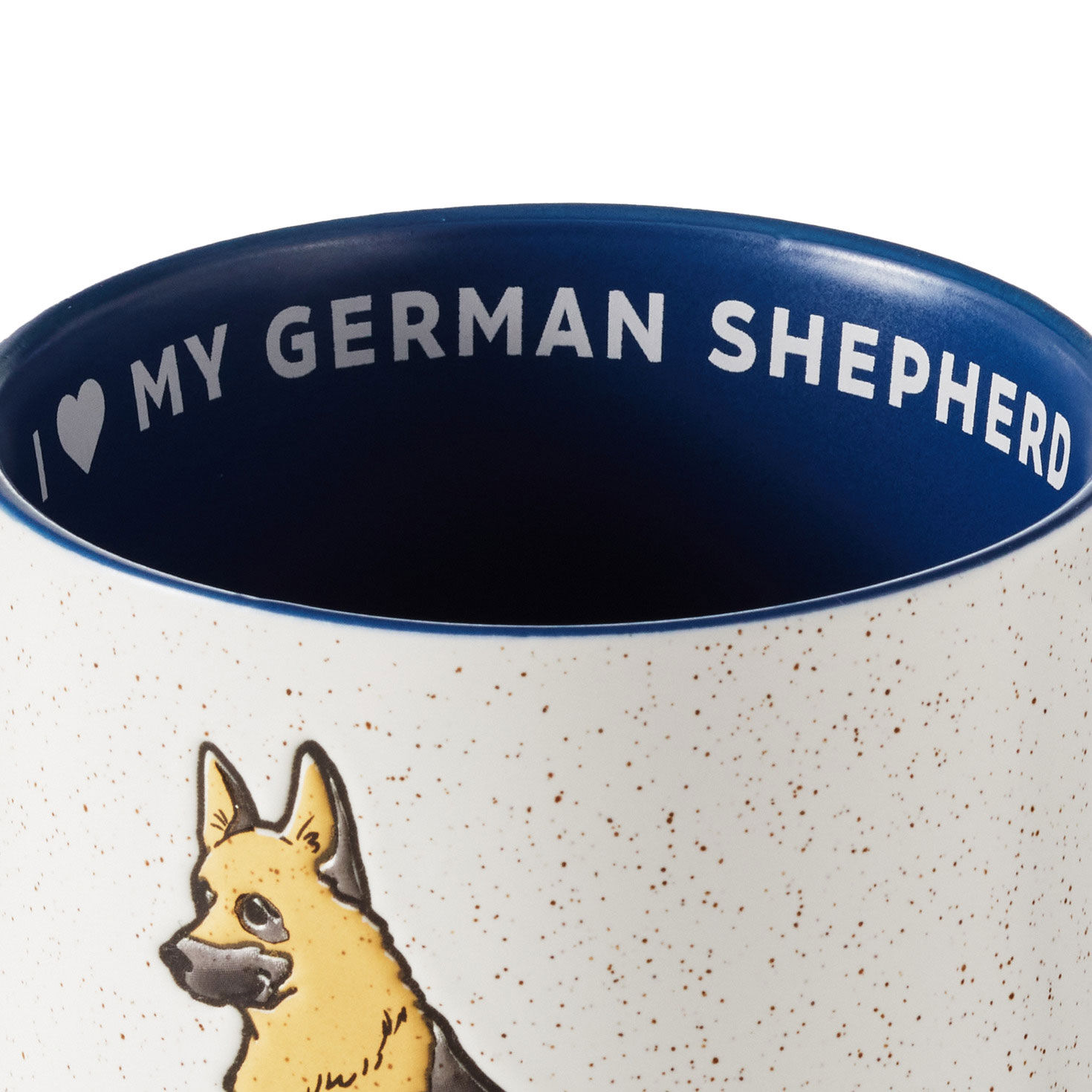 I Heart My German Shepherd Ceramic Mug  image number 3