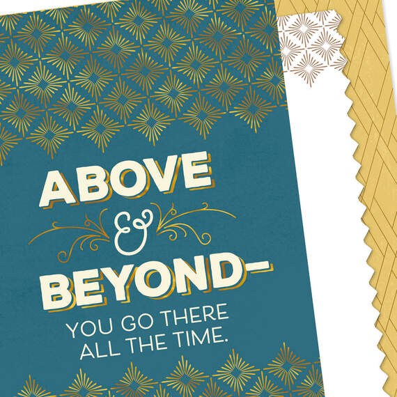 You Go Above and Beyond Thank-You Card, , large image number 4