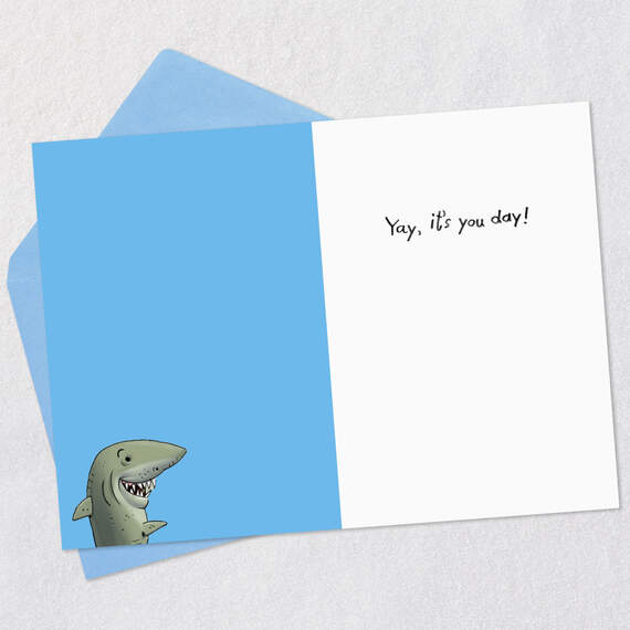 Shark Week Funny Birthday Card, , large image number 3