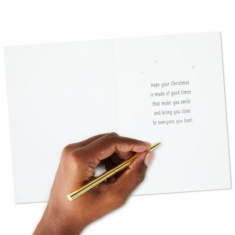 Snow Angel Tree Boxed Christmas Cards Pack Signing card image number 6