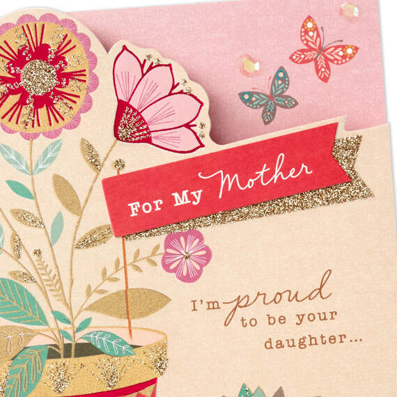 Proud to Be Your Daughter Valentine's Day Card for Mother, , large image number 5
