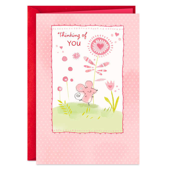 Thinking of You With Lots of Love Valentine's Day Card