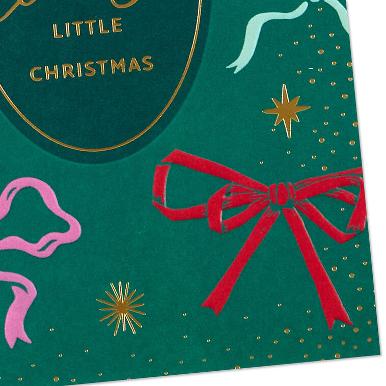 Ribbons and Bows Christmas Card Card Front Detail image number 5