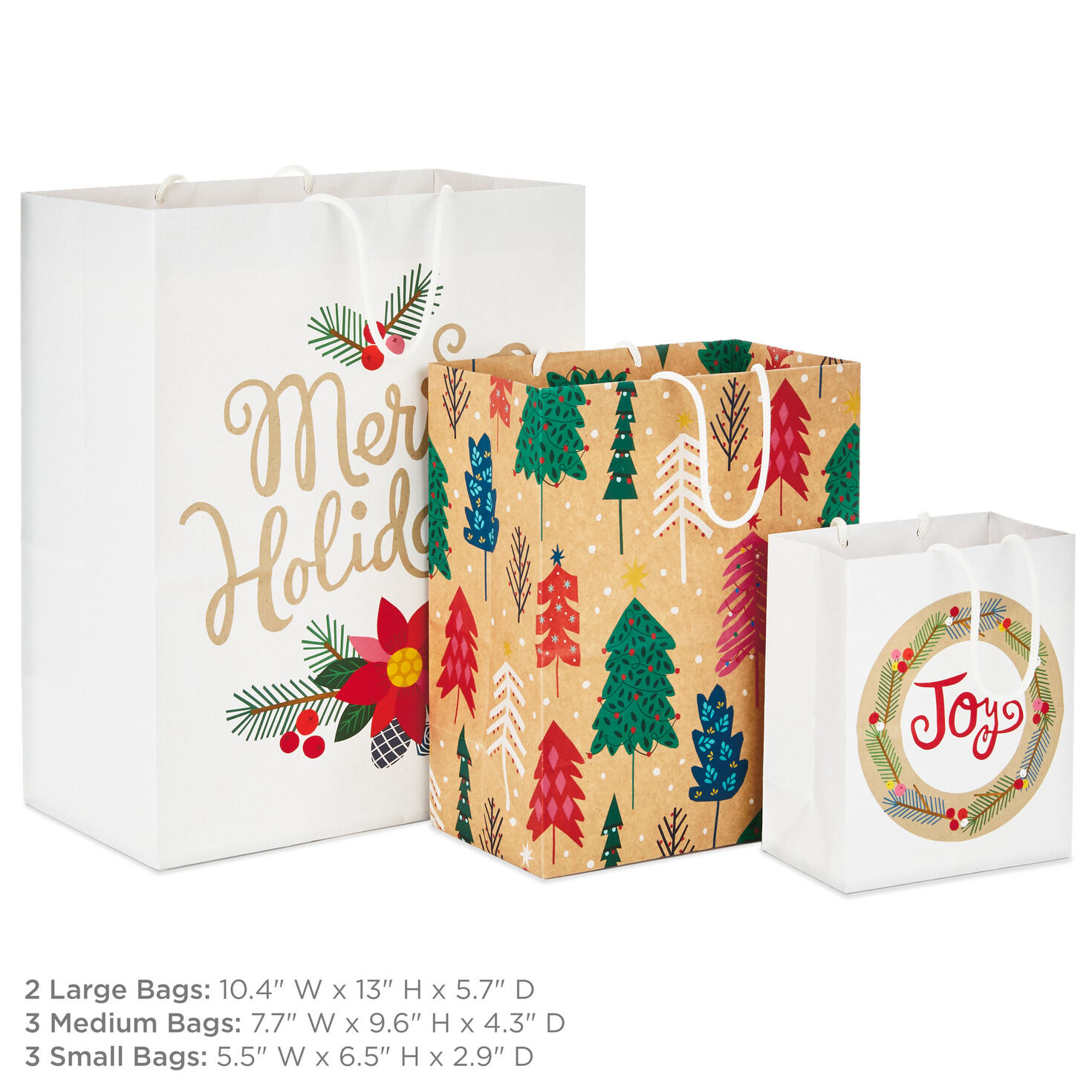Hallmark gift bags christmas discount