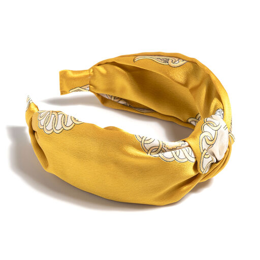 Shiraleah Knotted Yellow Fabric Headband, 
