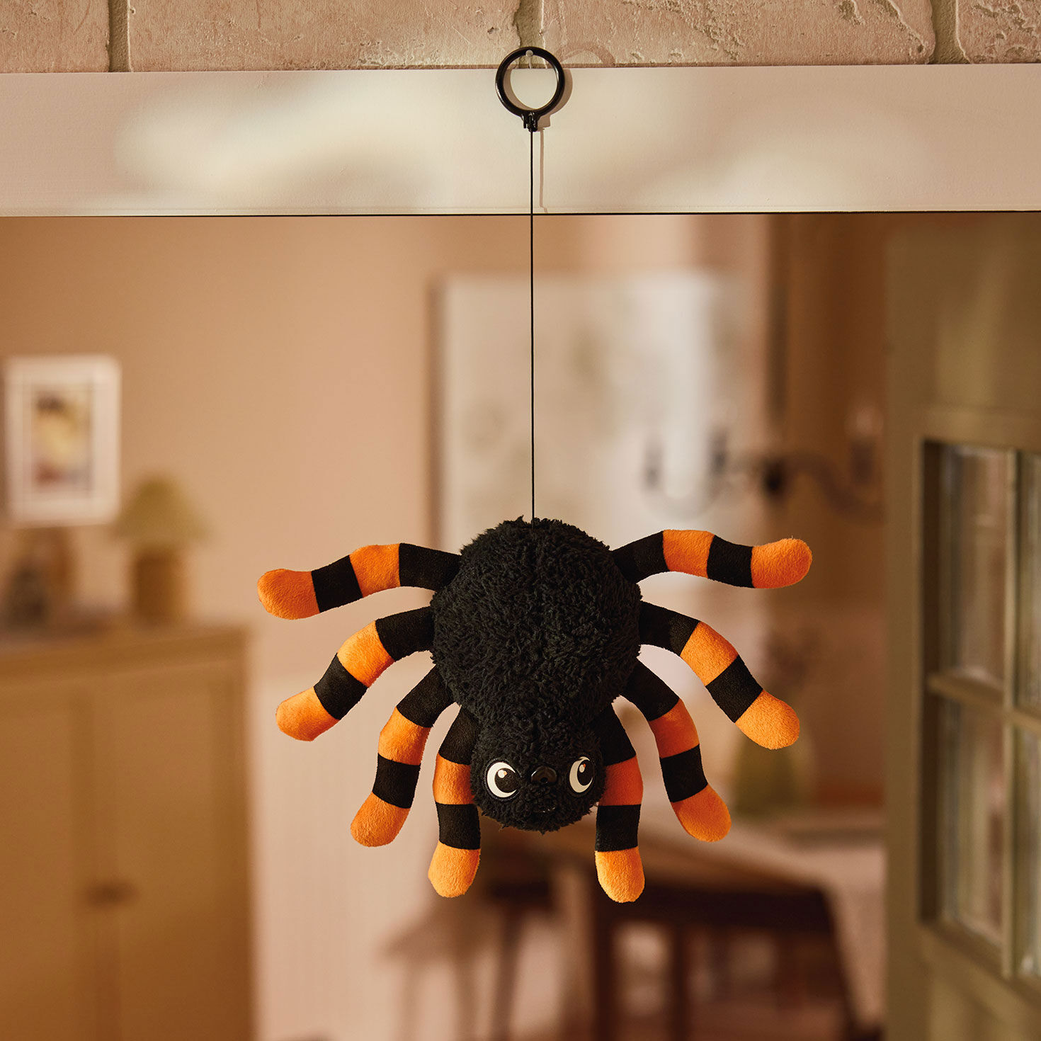 Plush Spider on String in use image number 2