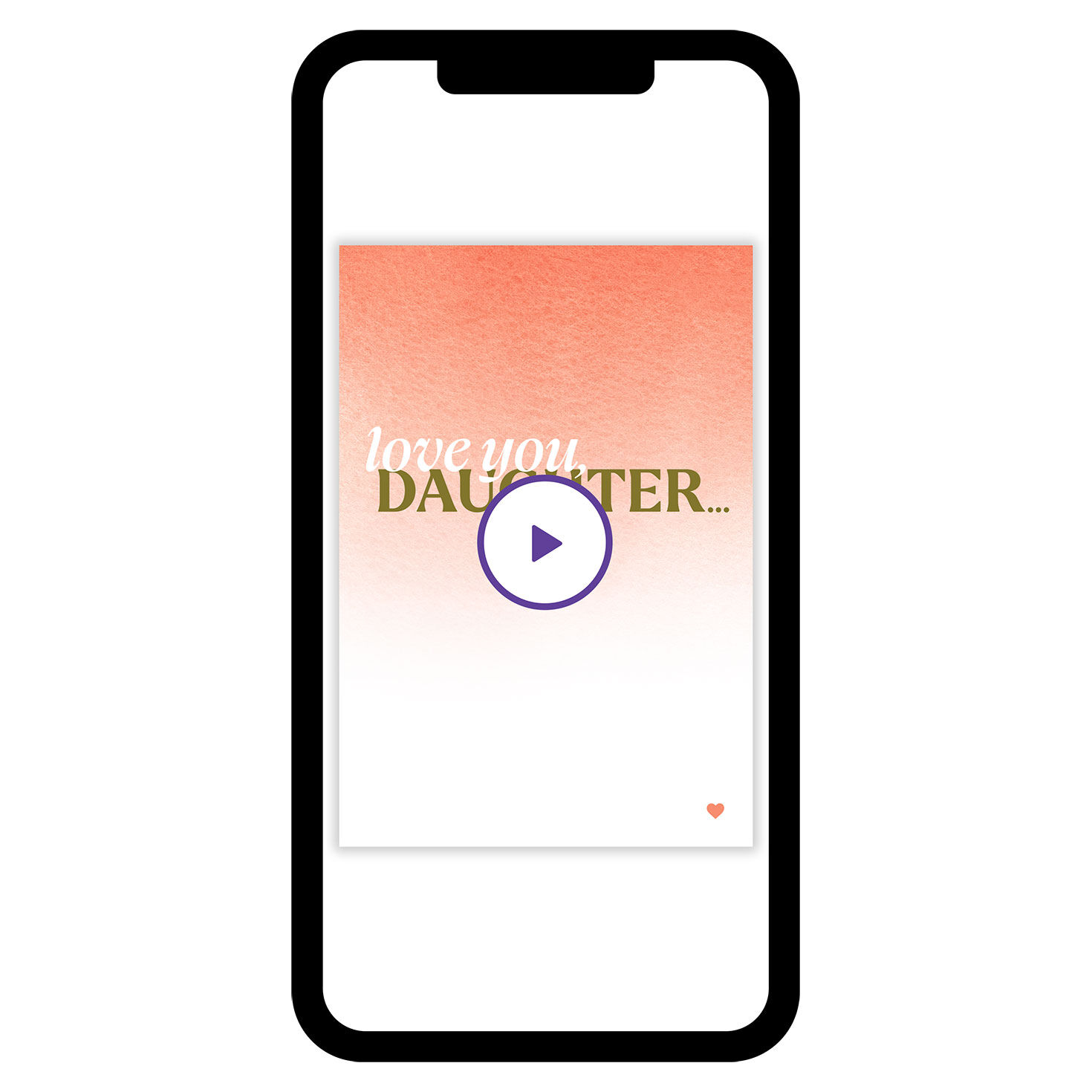 Love You Daughter eCard