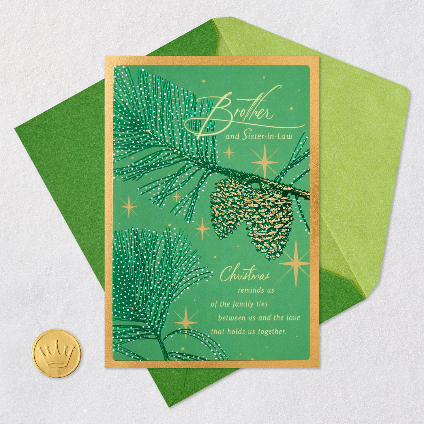 Family Ties Christmas Card for Brother and Sister-and-Law, , large image number 5