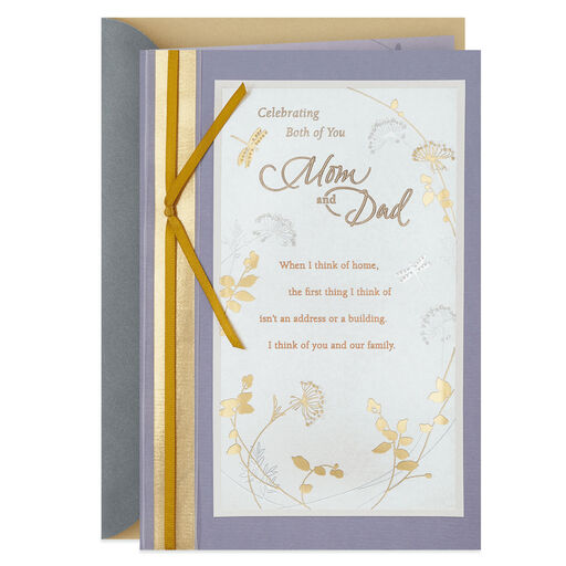 Celebrating Both of You Anniversary Card for Parents, 