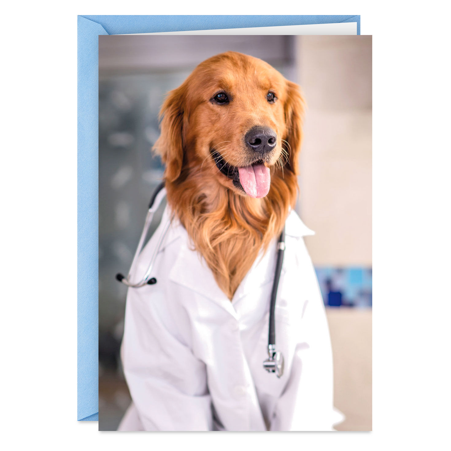 Dog Doctor Funny Get Well Card