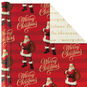 3-Pack Red and Gold Reversible Christmas Wrapping Paper  image number 4