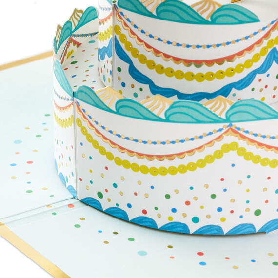 Celebrating You Cake 3D Pop-Up Birthday Card, , large image number 5