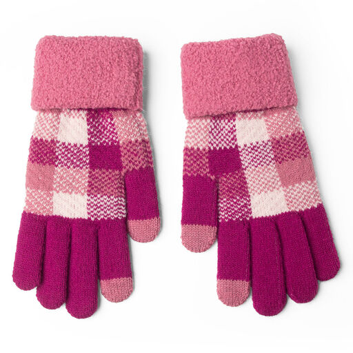 Britt's Knits Magenta Sweater Weather Women's Gloves, Magenta