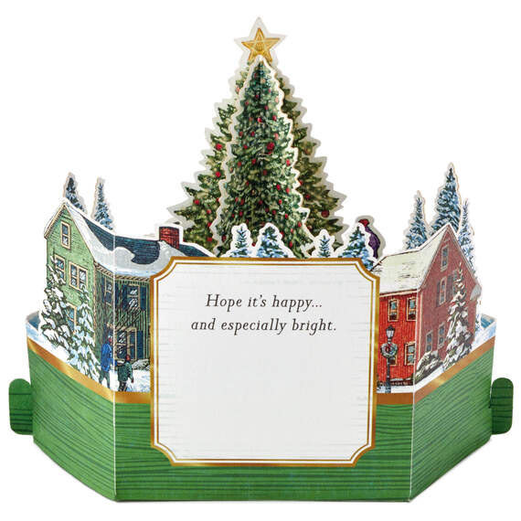 Christmas in Evergreen Tree 3D Pop-Up Christmas Card, , large image number 2