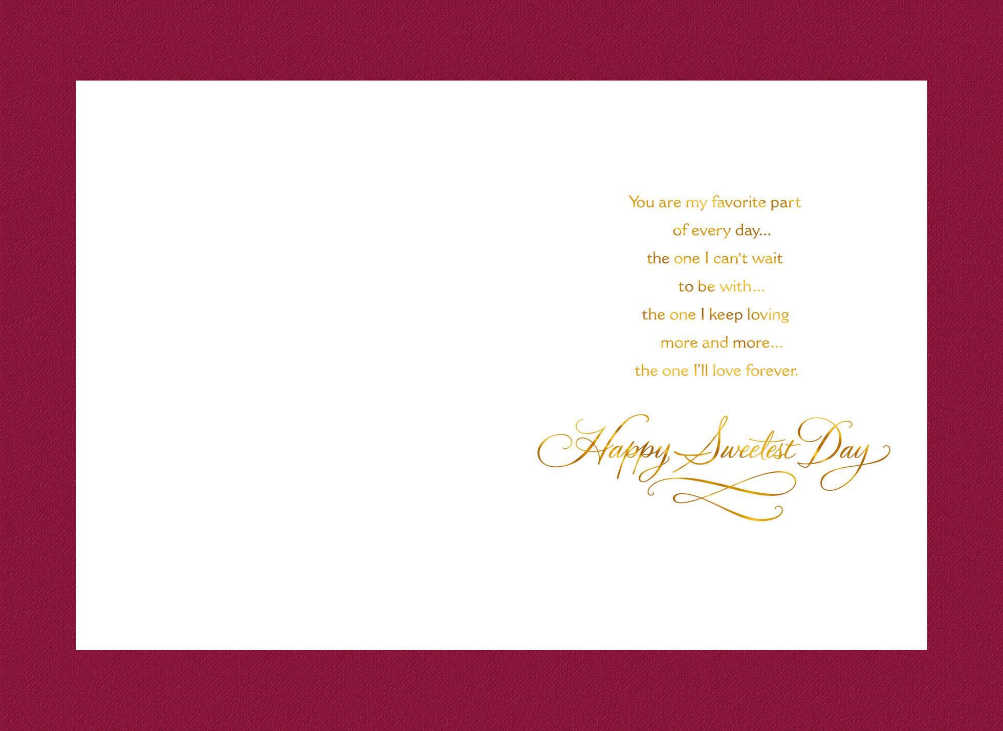 Love You Forever Sweetest Day Card