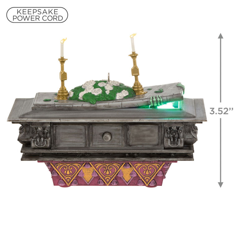 Haunted Mansion Coffin Keepsake Ornament measurement image number 4