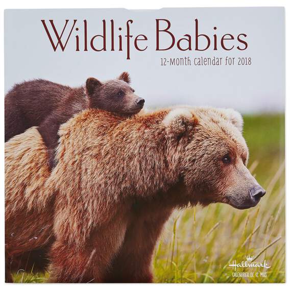 Wildlife Babies 2018 Wall Calendar, 12-Month, , large image number 1