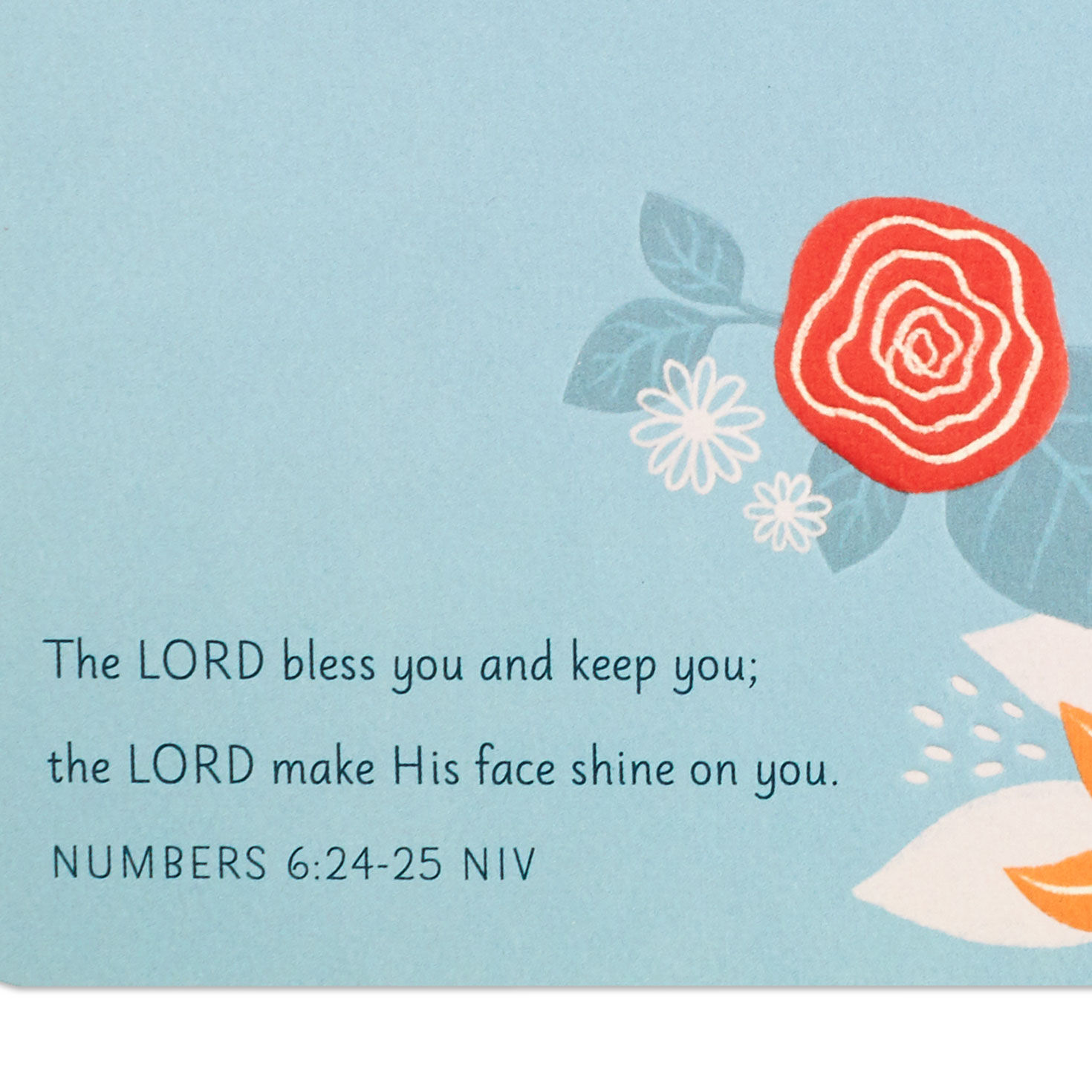 Beautiful Flowers Religious Mother's Day Card Scripture image number 3