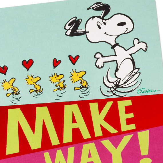 Peanuts® Snoopy and Woodstock Hugs and Kisses Funny Pop-Up Valentine's Day Card, , large image number 4