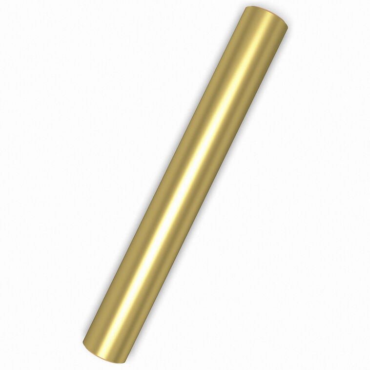 Gold Foil Holiday Wrapping Paper Mini Roll Wrap Tube image number 6